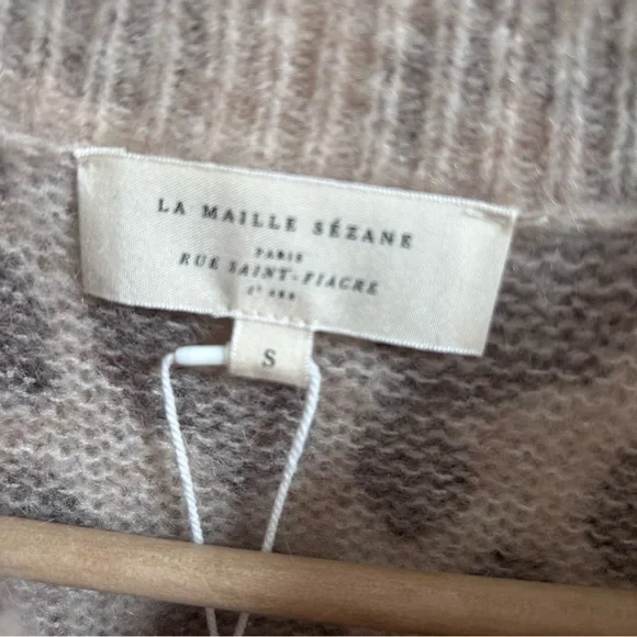 Sézane Gina Jumper Leopard Print Sweater - Picture 6 of 8